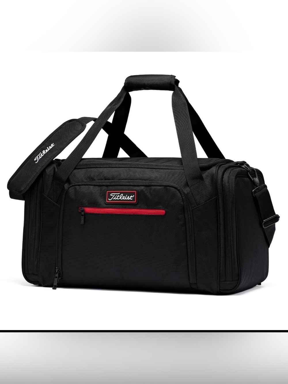 Titleist Players Duffel Bag Black Red TA20PDF-06 Golf Travel 21”